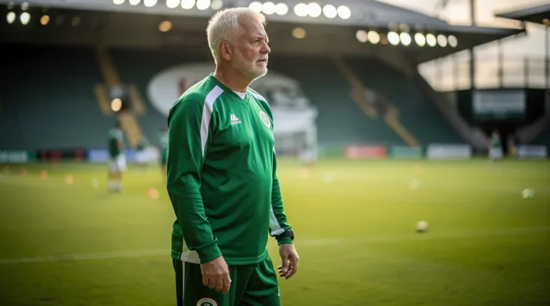 Heimir Hallgrimsson Republic of Ireland manager during training